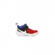 scarpa bassa bambino team hustle d 10 td OFF NOIR/WHITE/UNIVERSITY RED/GAME ROYAL