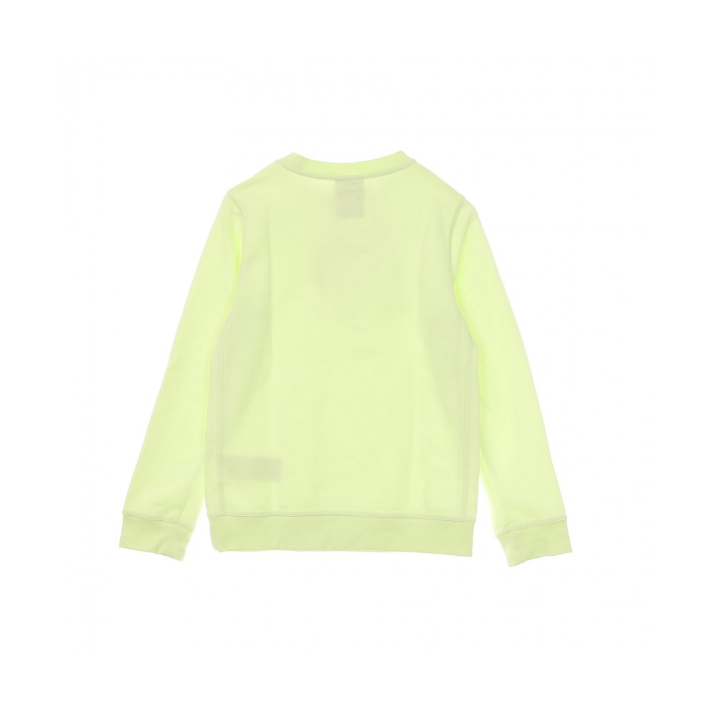 felpa girocollo ragazzo b sportswear club hybrid crew LT LIQUID LIME