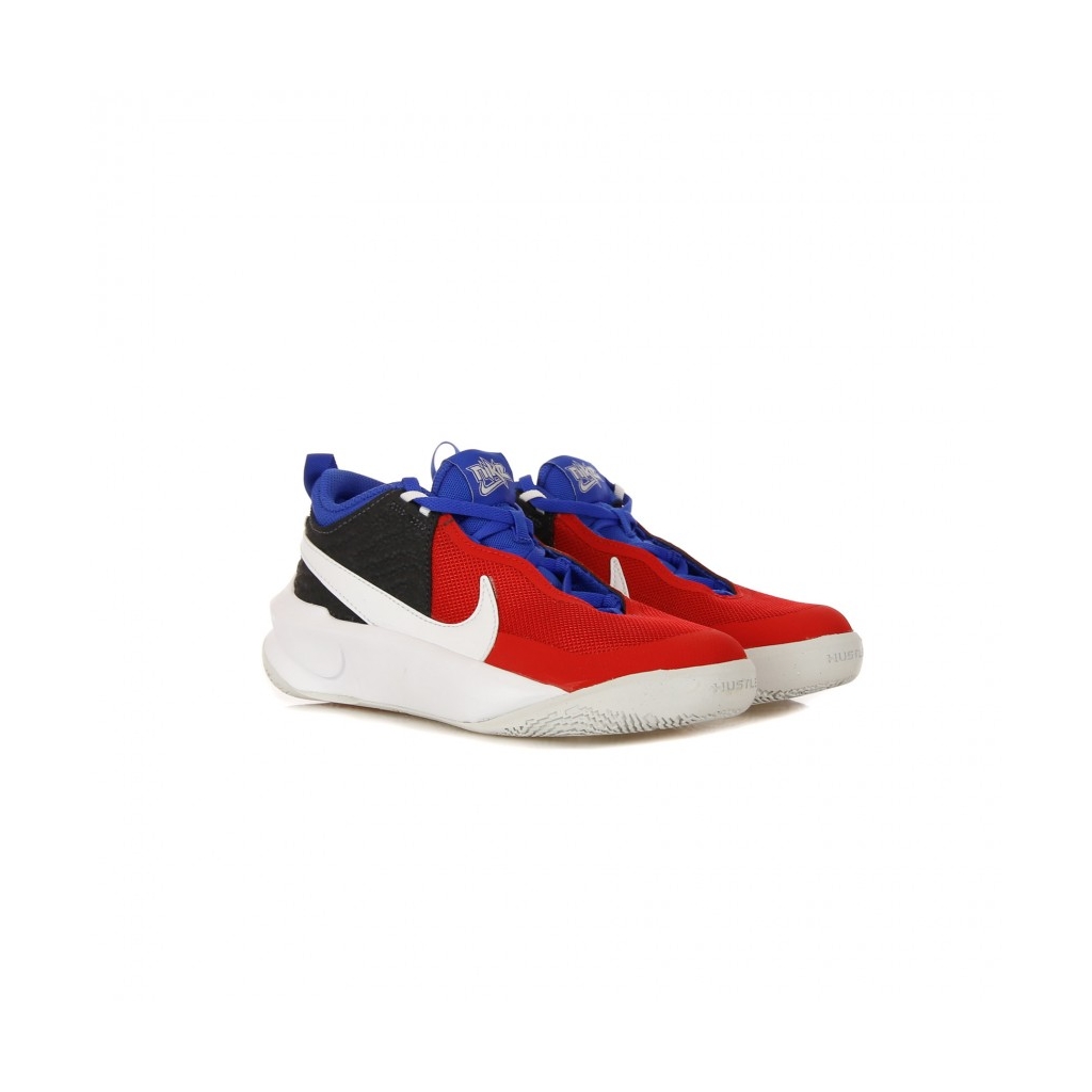 scarpa bassa ragazzo team hustle d 10 gs OFF NOIR/WHITE/UNIVERSITY RED/GAME ROYAL