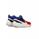 scarpa bassa ragazzo team hustle d 10 gs OFF NOIR/WHITE/UNIVERSITY RED/GAME ROYAL