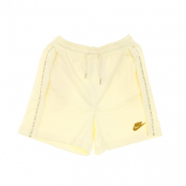 pantalone corto tuta donna w sportswear short earth day french terry COCONUT MILK/WHEAT