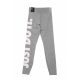 leggins donna w sportswear essential legging just do iti high rise DK GREY HEATHER/WHITE