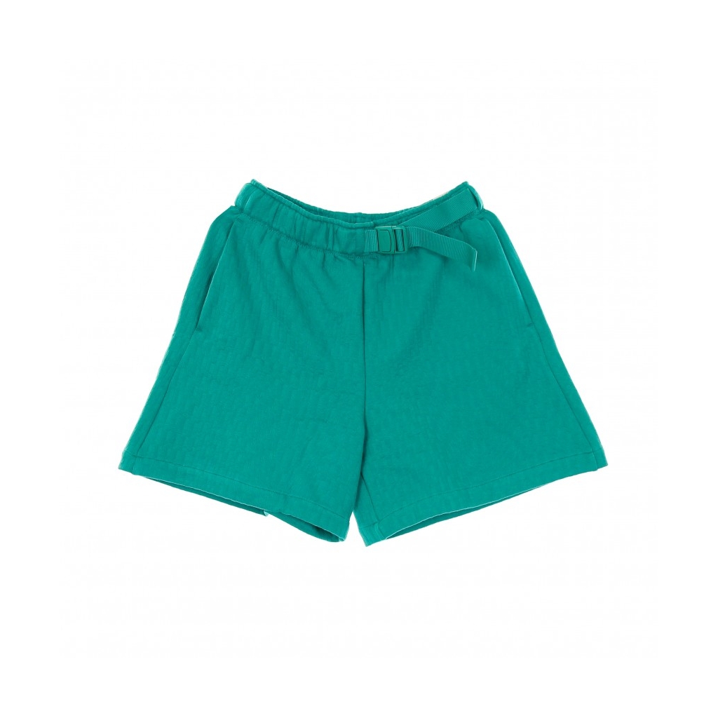 pantalone corto donna w sportswear tech pack short all over jacquard high rise NEPTUNE GREEN/BLACK