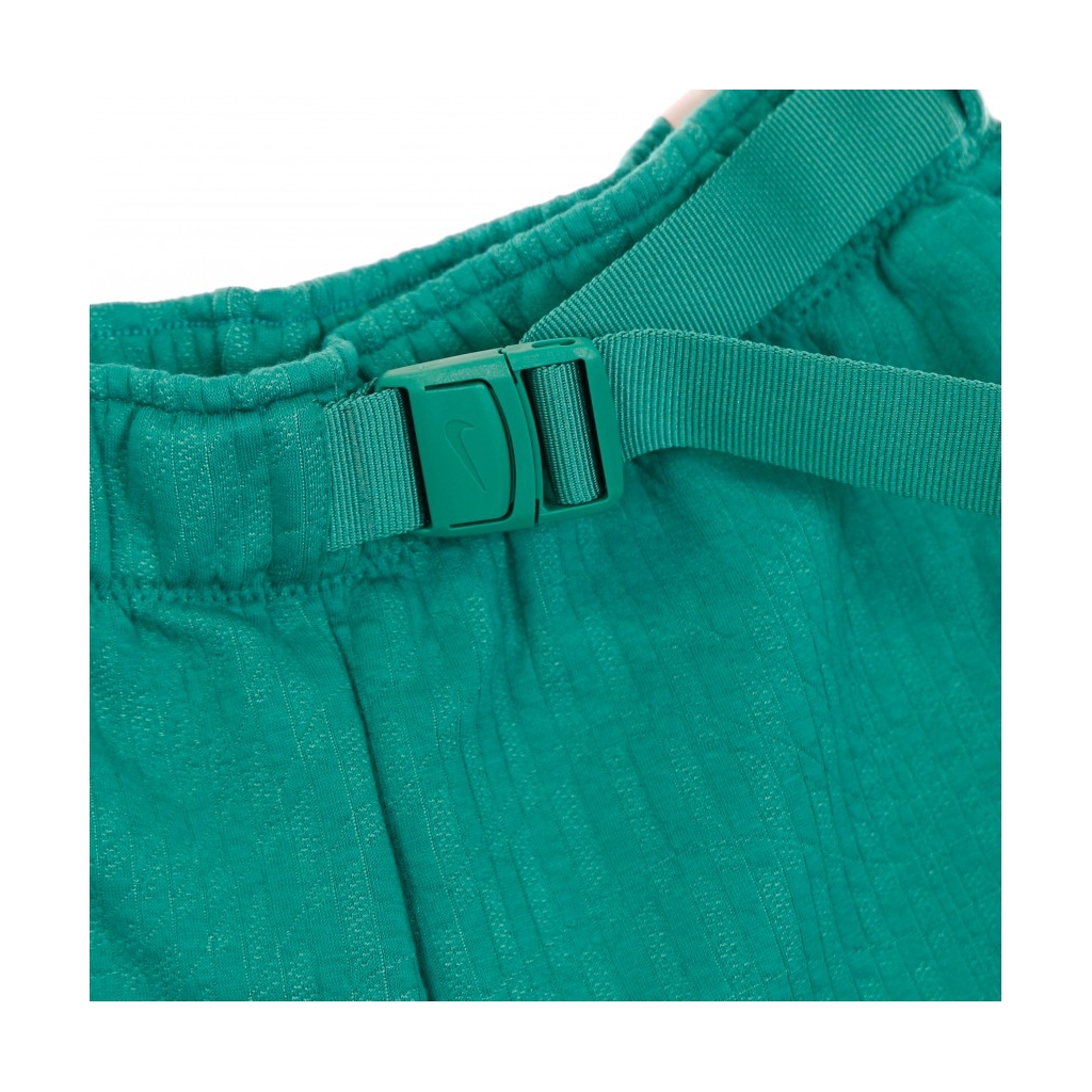 pantalone corto donna w sportswear tech pack short all over jacquard high rise NEPTUNE GREEN/BLACK