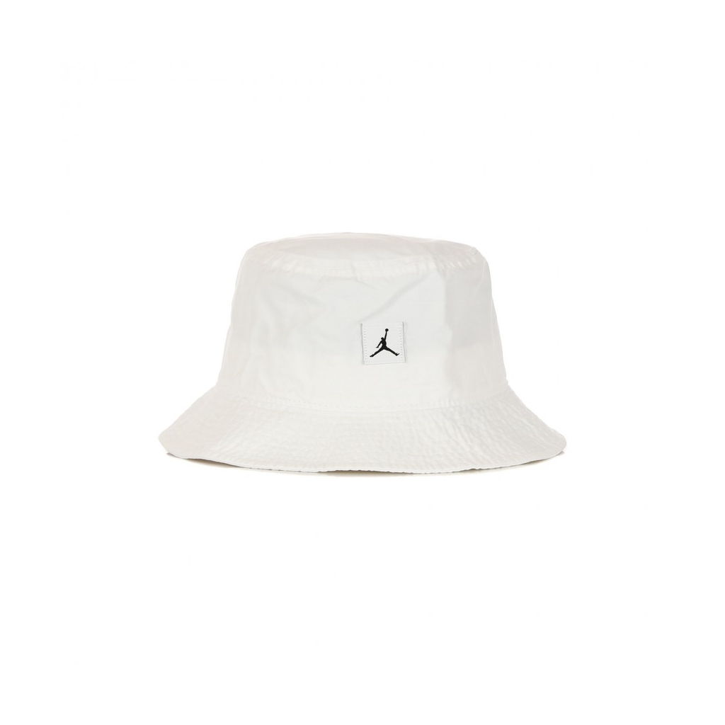 cappello da pescatore uomo jordan bucket jumpman washed cap WHITE BLACK Bowdoo