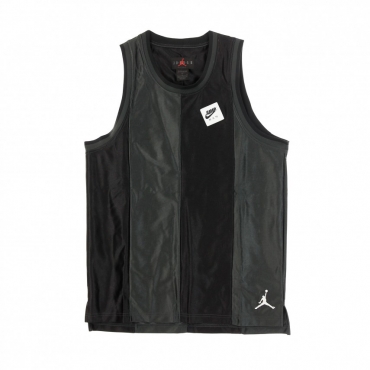 canotta tipo basket uomo m j jumpman classic jersey BLACK/DK SMOKE GREY