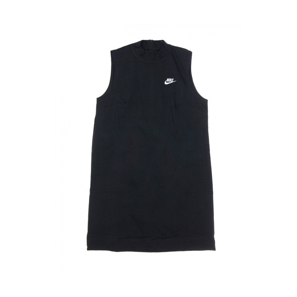 vestito donna w sportswear dress jersey BLACK/WHITE