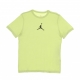 maglietta uomo m jumpman dry fit ss crew LIMELIGHT/BLACK