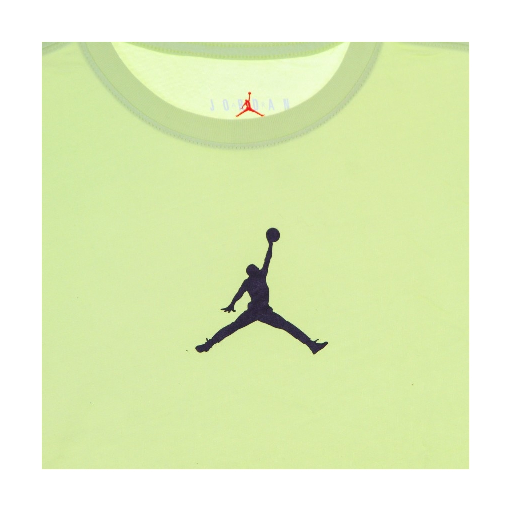 maglietta uomo m jumpman dry fit ss crew LIMELIGHT/BLACK