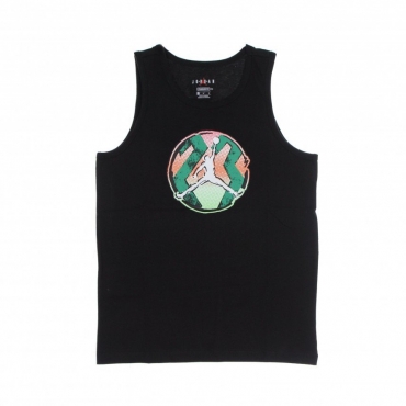 canotta uomo sport dna hybrid tank BLACK/SUNSET PULSE