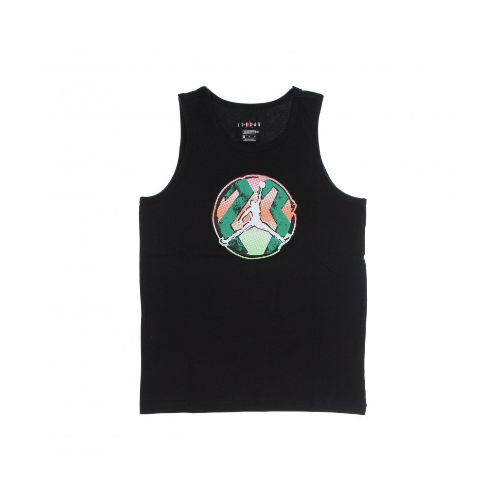 canotta uomo sport dna hybrid tank BLACK/SUNSET PULSE