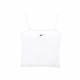 top donna w sportswear essential tops tank cami WHITE/BLACK