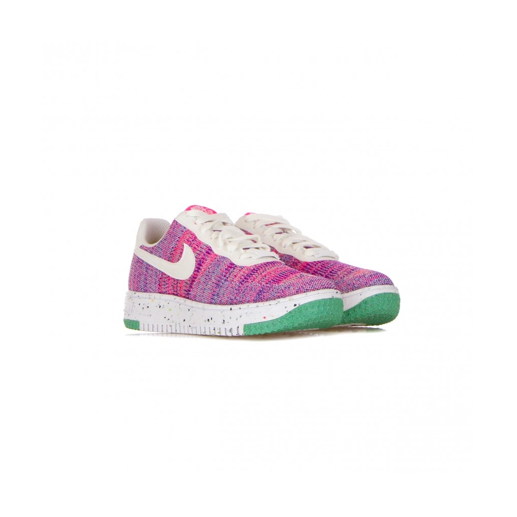 scarpa bassa donna w air force 1 crater flyknit FUCHSIA GLOW/WHITE/PINK BLAST/GREEN GLOW