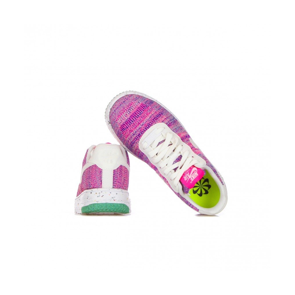 scarpa bassa donna w air force 1 crater flyknit FUCHSIA GLOW/WHITE/PINK BLAST/GREEN GLOW