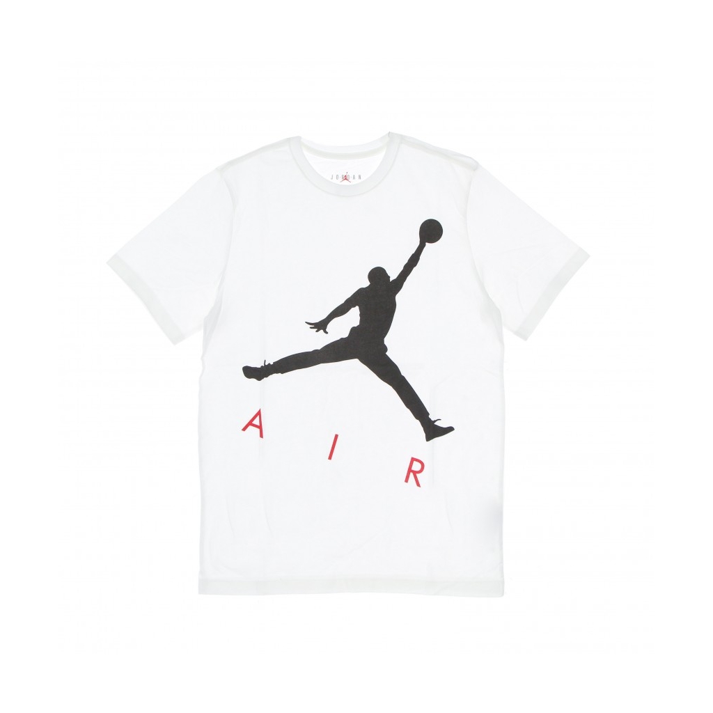 maglietta uomo jumpman air hybrid crew WHITE/BLACK