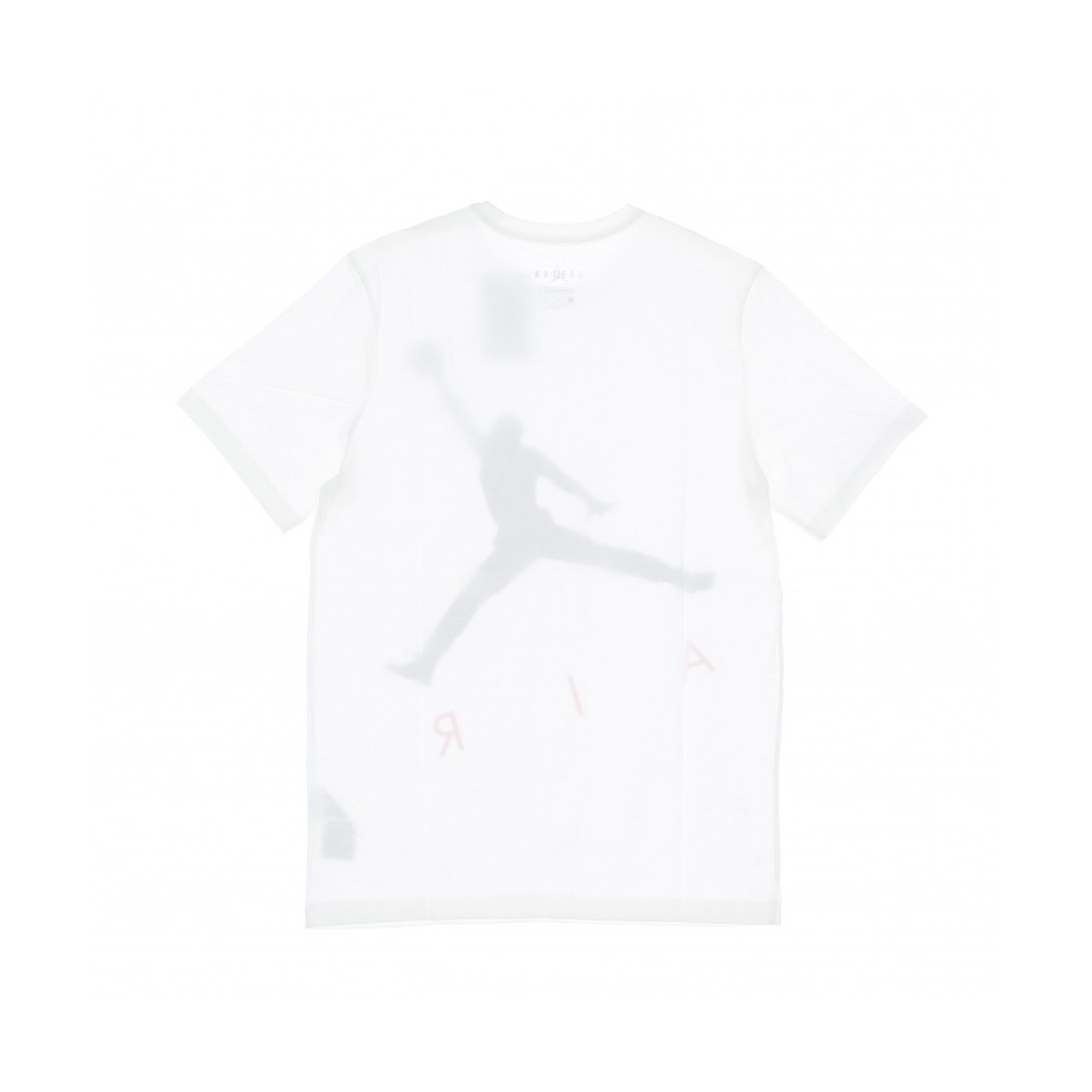 maglietta uomo jumpman air hybrid crew WHITE/BLACK