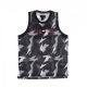 canotta tipo basket uomo jumpman all over print jersey BLACK