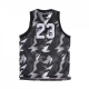 canotta tipo basket uomo jumpman all over print jersey BLACK