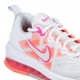 scarpa bassa donna w air max genome WHITE/PLATINUM TINT/BRIGHT MANGO