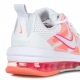 scarpa bassa donna w air max genome WHITE/PLATINUM TINT/BRIGHT MANGO