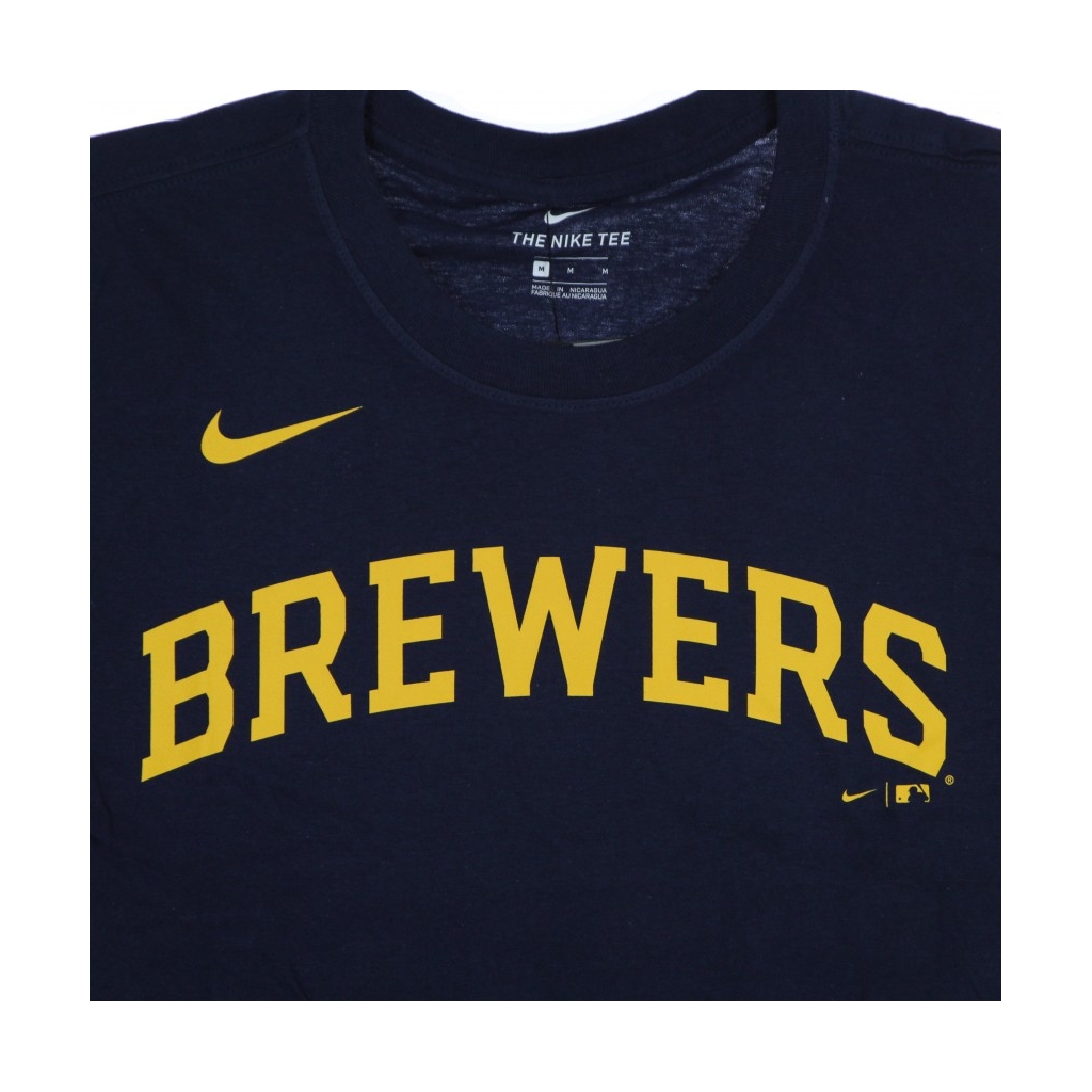 maglietta uomo mlb wordmark tee milbre MIDNIGHT NAVY