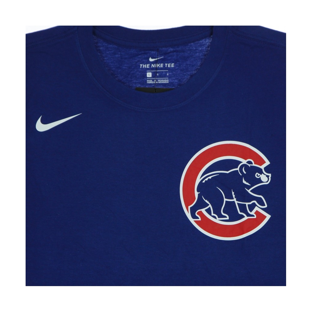 maglietta uomo mlb wordmark tee chicub RUSH BLUE