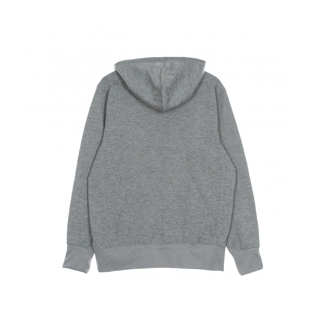 felpa cappuccio uomo mlb logo therma performance pullover hoodie safgia DARK GREY HEATHER