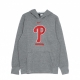 felpa cappuccio uomo mlb logo therma performance pullover hoodie phiphi DARK GREY HEATHER