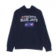 felpa cappuccio uomo mlb team lettering club pullover hoodie torblu MIDNIGHT NAVY