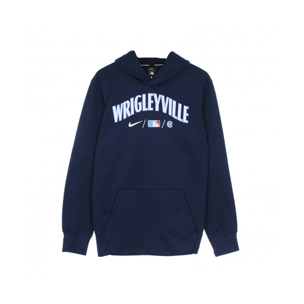 felpa cappuccio uomo mlb baseball therma hoodie city connect chicub MIDNIGHT NAVY/VALOR BLUE