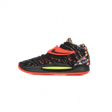 scarpa alta uomo kd 14 BLACK/BRIGHT CRIMSON/YELLOW STRIKE