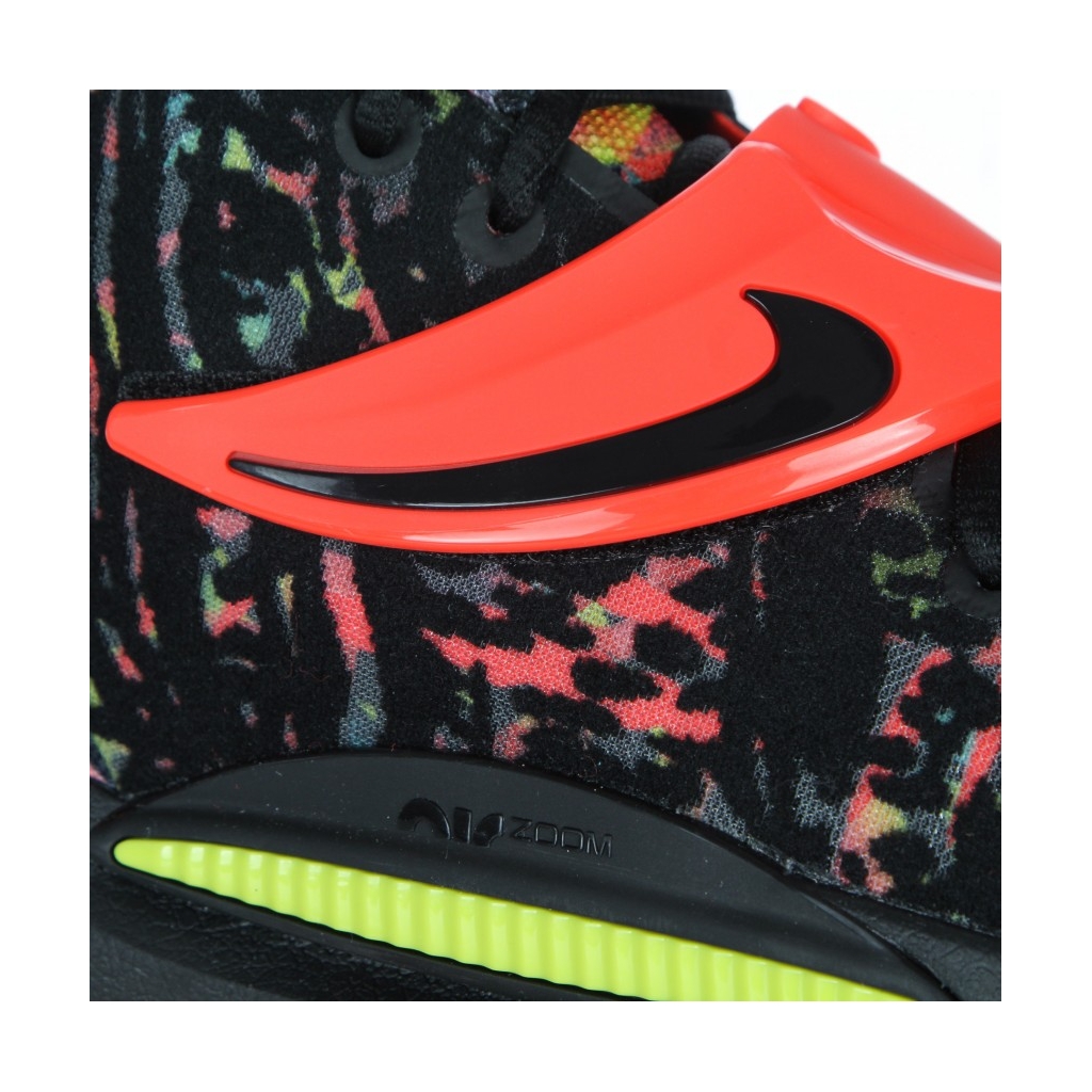 scarpa alta uomo kd 14 BLACK/BRIGHT CRIMSON/YELLOW STRIKE