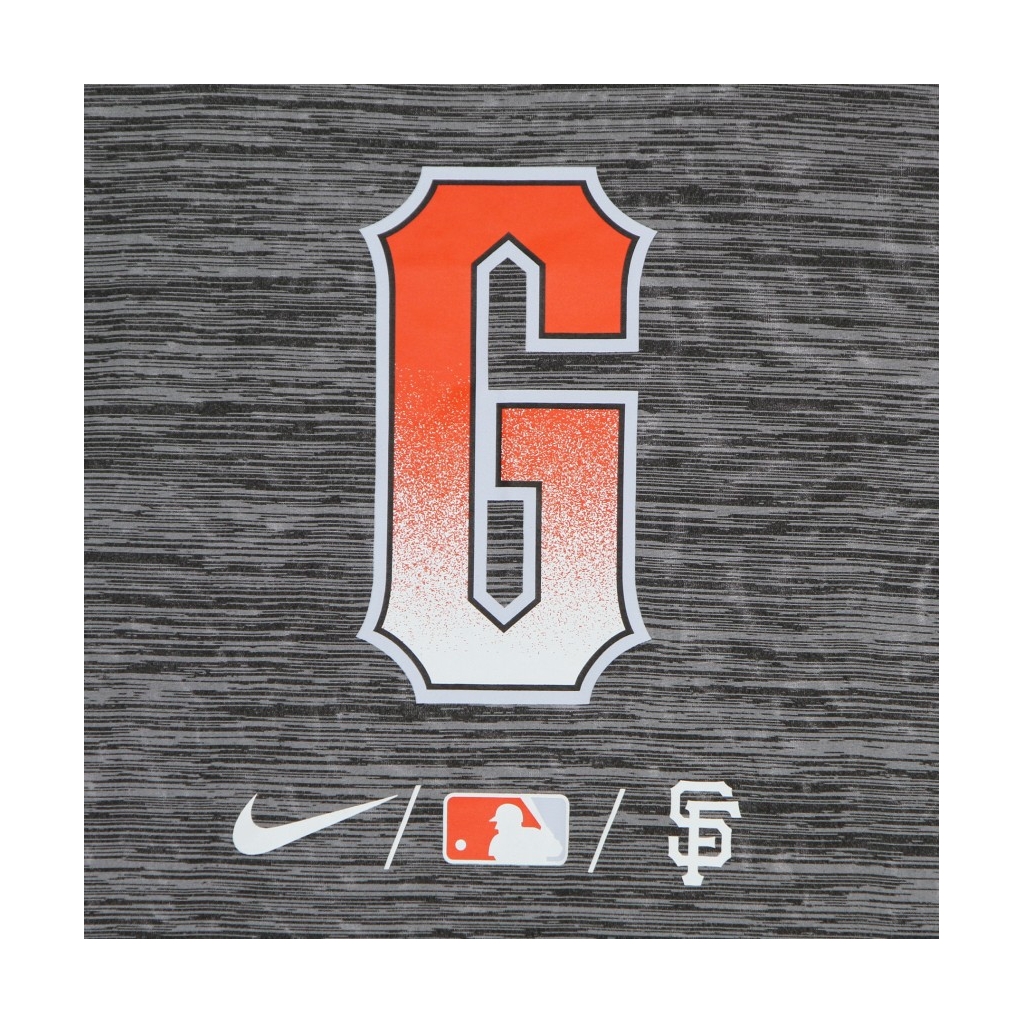 maglietta uomo mlb baseball velocity practice tee city connect safgia GRAPHITE/ORANGE