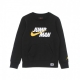 felpa girocollo ragazzo jumpman by nike crewneck BLACK