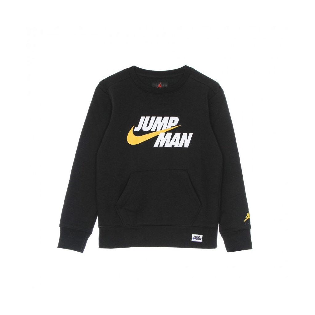 felpa girocollo ragazzo jumpman by nike crewneck BLACK