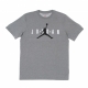 maglietta uomo air wordmark CARBON HEATHER/WHITE/BLACK