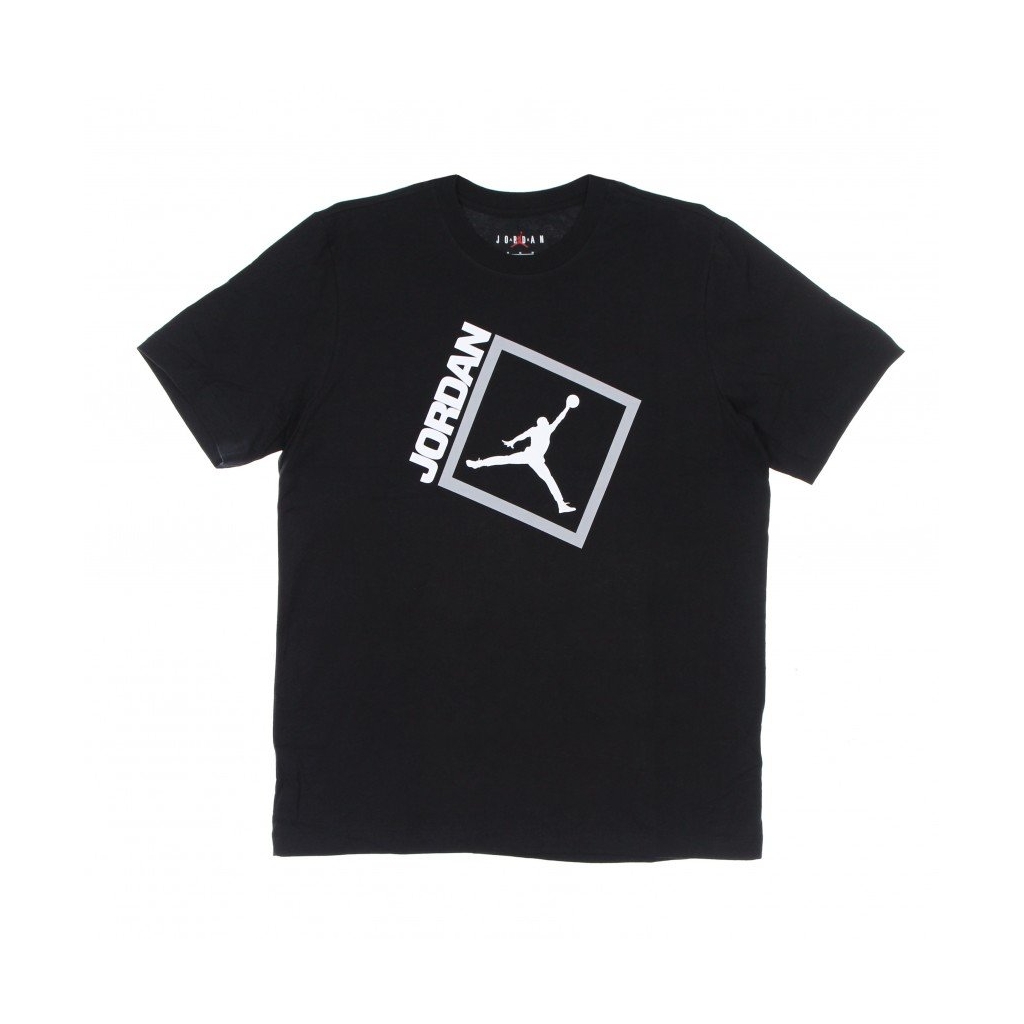 maglietta uomo jumpman box short-sleeve tee crew BLACK/WHITE