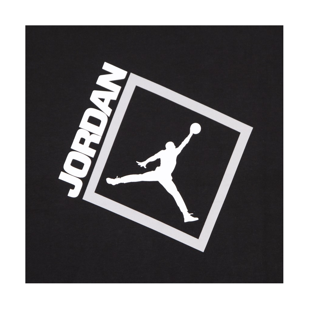 maglietta uomo jumpman box short-sleeve tee crew BLACK/WHITE