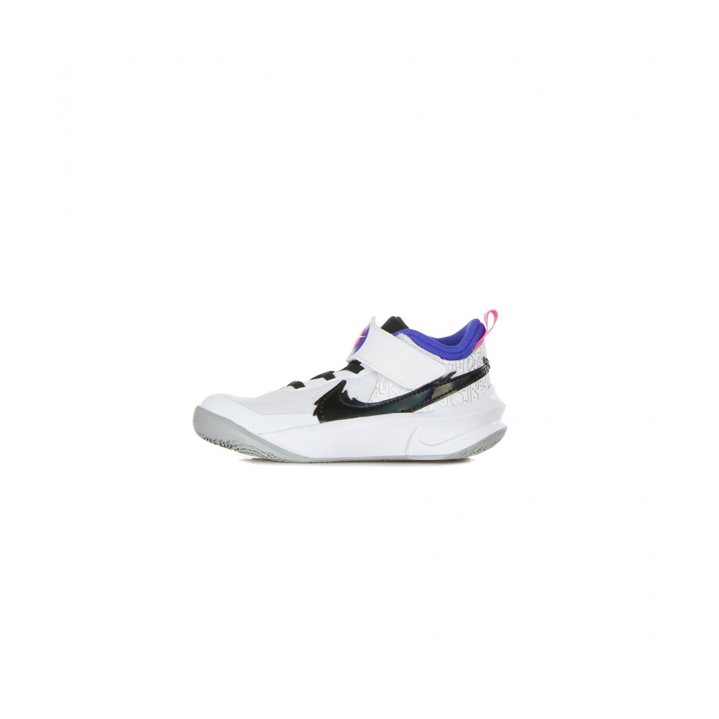 scarpa bassa bambino team hustle d 10 se x space jam ps WHITE/BLACK/HYPER ROYAL/PINK BLAST