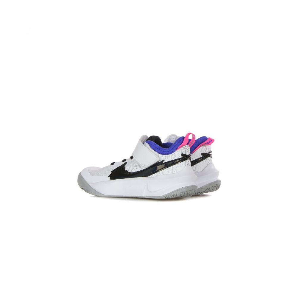 scarpa bassa bambino team hustle d 10 se x space jam ps WHITE/BLACK/HYPER ROYAL/PINK BLAST