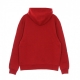 felpa cappuccio zip uomo essentials fleece full-zip hoodie GYM RED