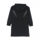 vestito ragazza air fleece dress BLACK/DK SMOKE GREY