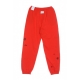 pantalone tuta leggero donna icon clash fleece gx highrise jogger CHILE RED/BLACK