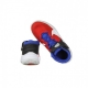 scarpa bassa ragazzo team hustle d 10 flyease gs OFF NOIR/WHITE/UNIVERSITY RED/GAME ROYAL