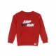 felpa girocollo bambino jumpman by nike crew GYM RED