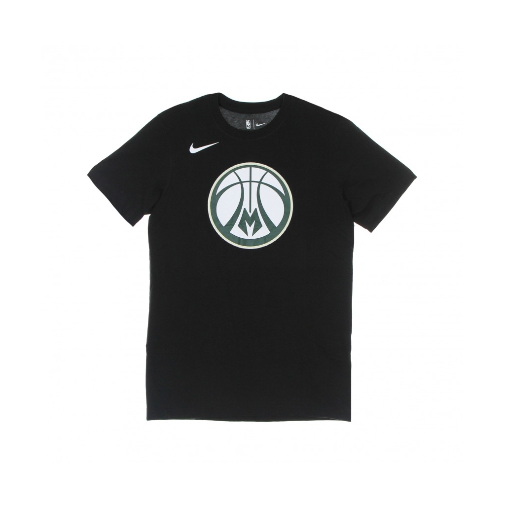 maglietta uomo nba dri fit essential logo tee milbuc BLACK