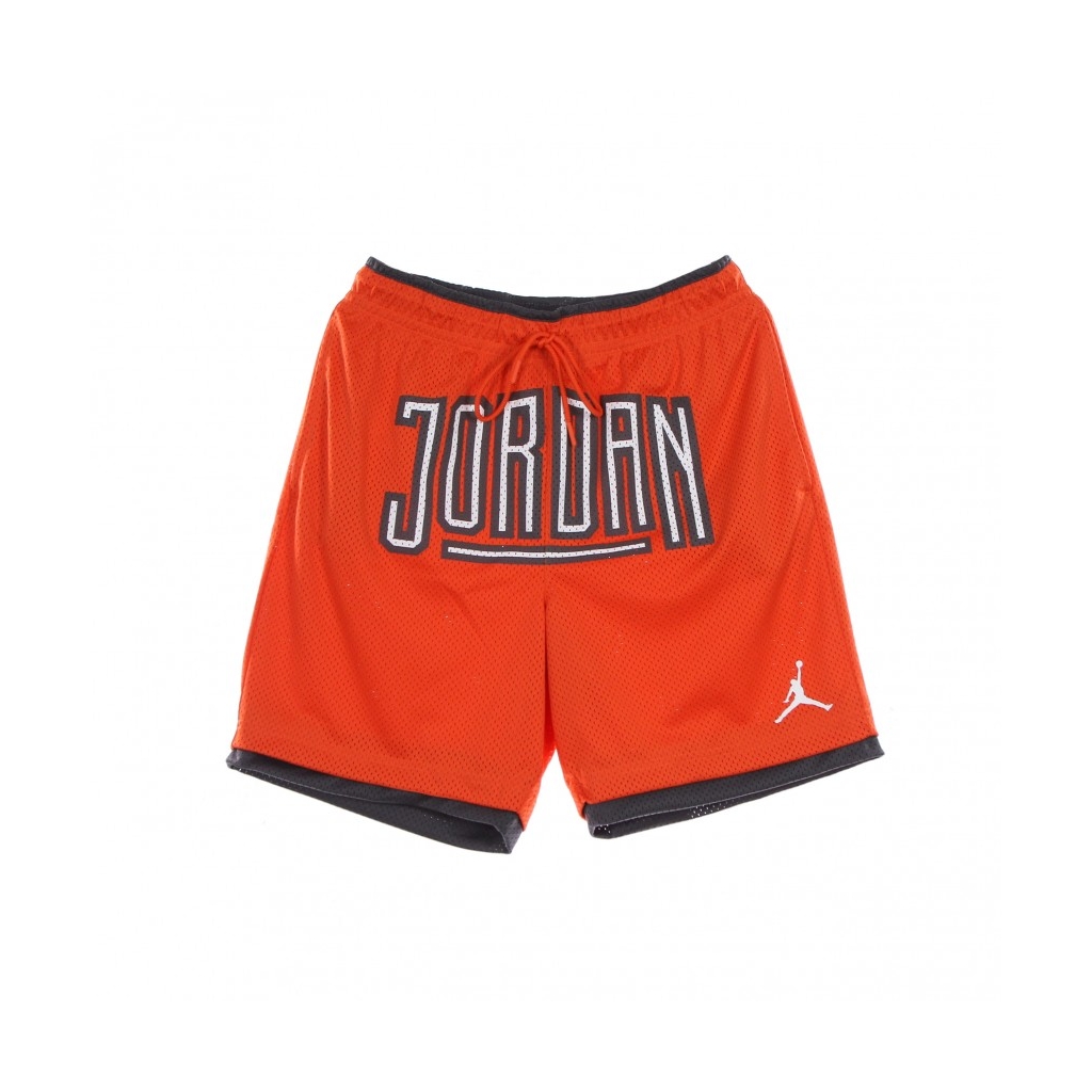 pantaloncino tipo basket uomo jordan sport dna hybrid short ORANGE/IRON GREY