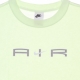 maglietta donna w air top LIME ICE/WHITE