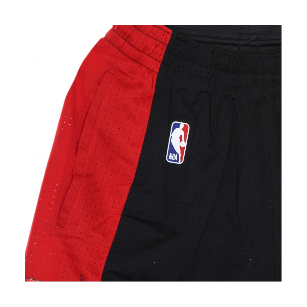 pantaloncino tipo basket uomo dri fit short practice chibul BLACK/UNIVERSITY RED/WHITE