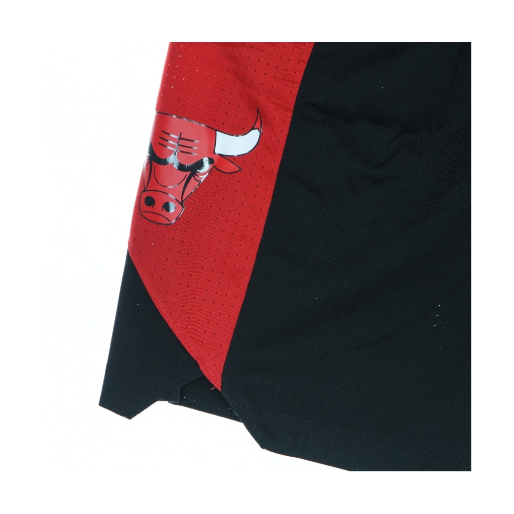 pantaloncino tipo basket uomo dri fit short practice chibul BLACK/UNIVERSITY RED/WHITE